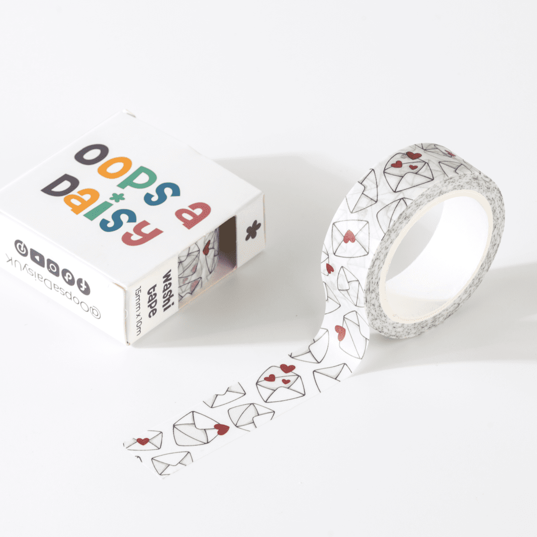 Sealed with a Kiss washi tape