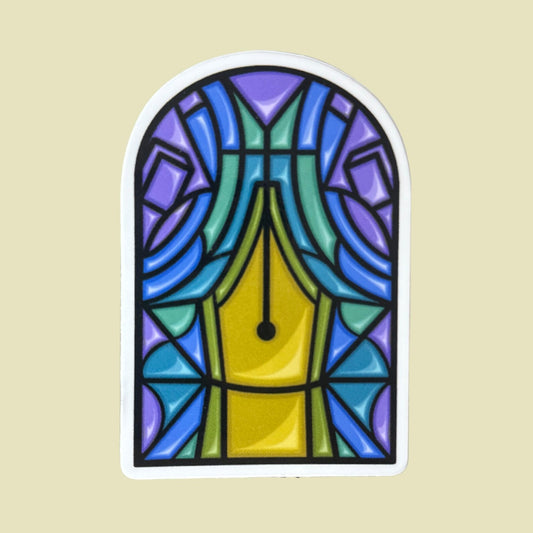 Stained Glass Nib Sticker