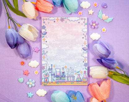 Curious Chemistry Notepad by Unicorn Eclipse
