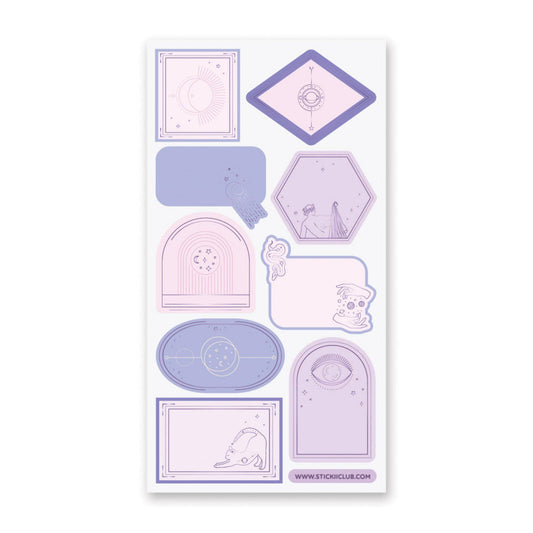 Celestial Labels Sticker Sheet