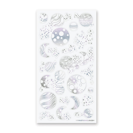 Cosmic Sparkle Sticker Sheet