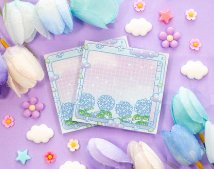 Hydrangea Dreams Sticky Notes by Unicorn Eclipse