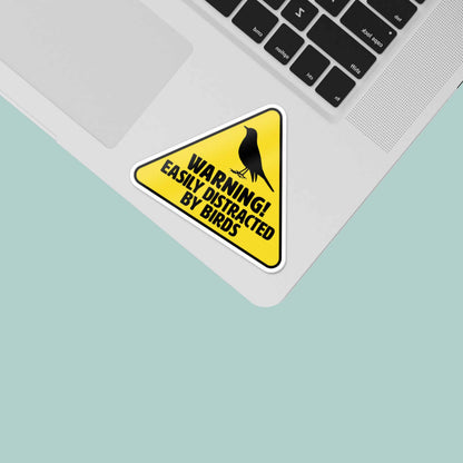 Easily Distracted by Birds Vinyl Decal Sticker