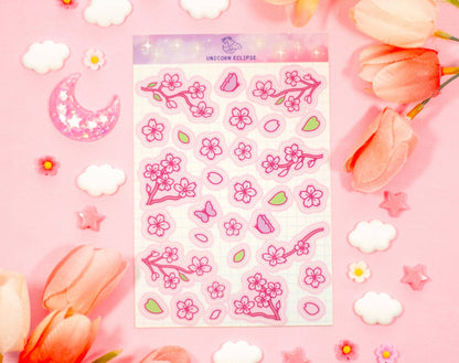 Sakura Sticker Sheet