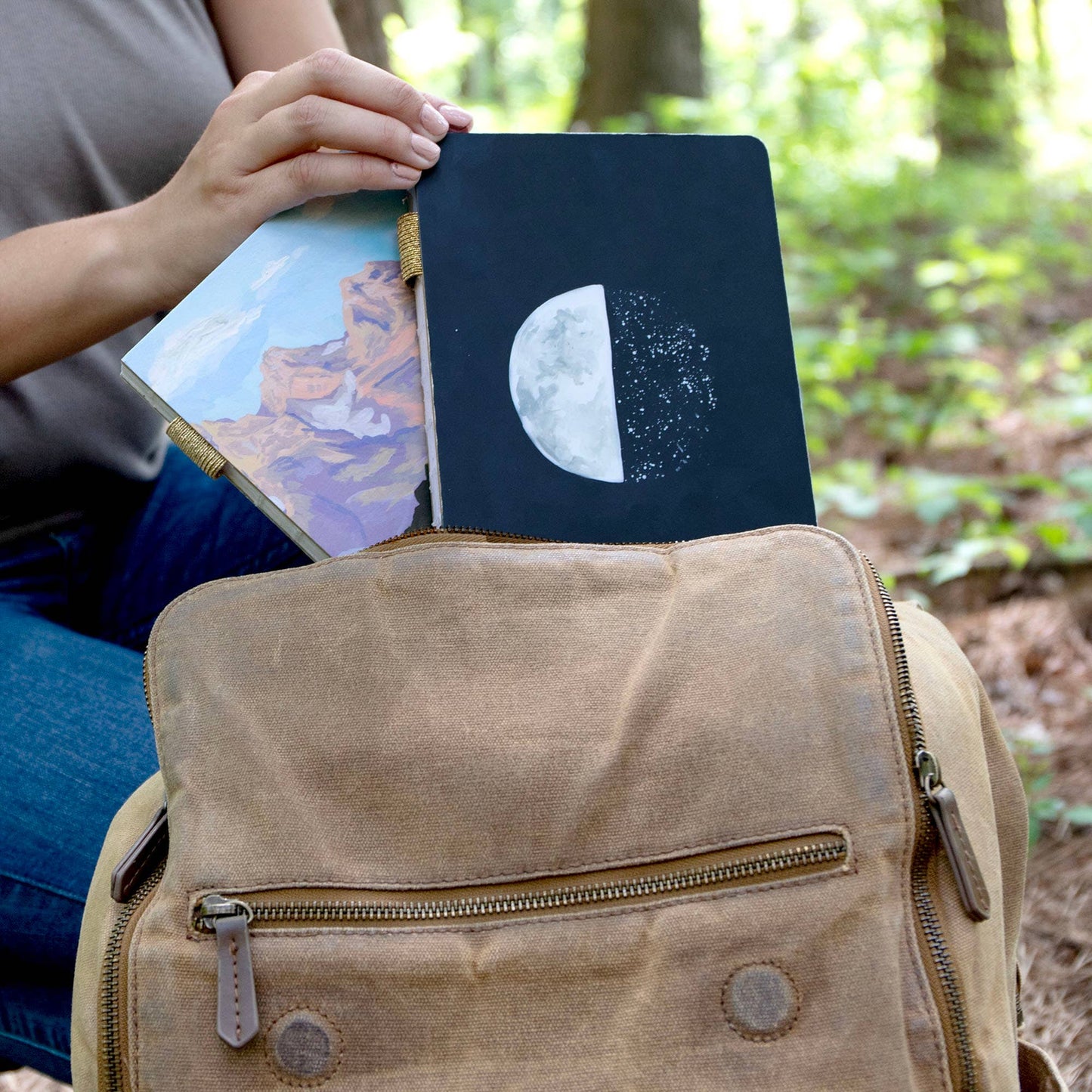 Speckled Moon Journal- Blank