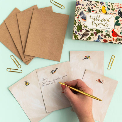 Feathered Friends Birds Flat Note - Set 2