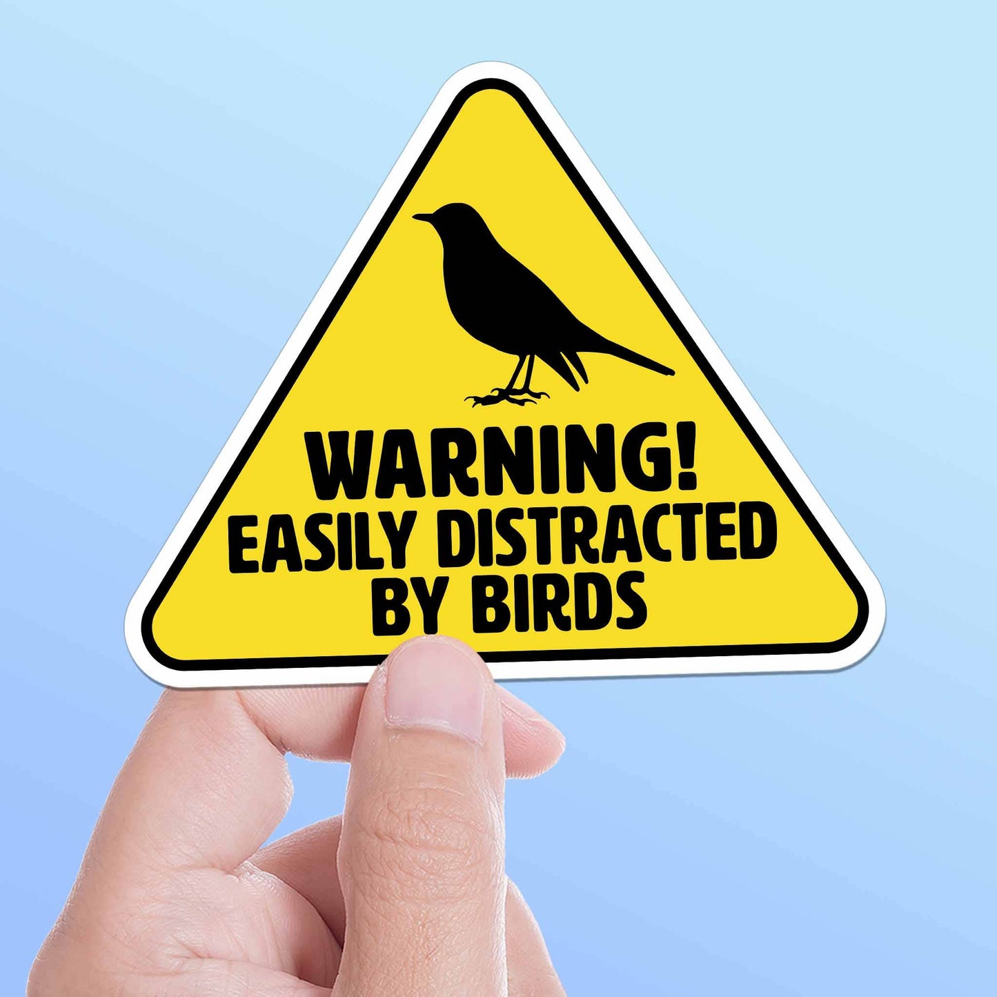 Easily Distracted by Birds Vinyl Decal Sticker