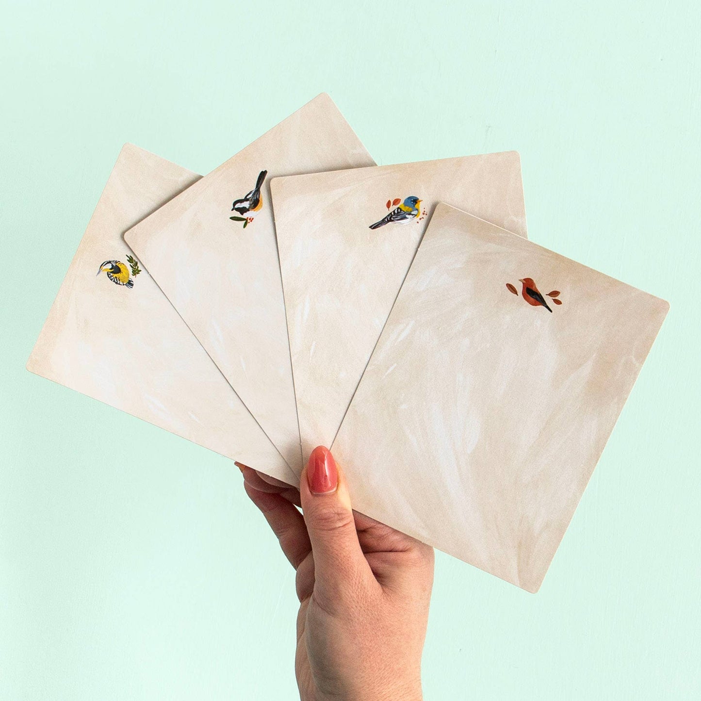 Feathered Friends Birds Flat Note - Set 2