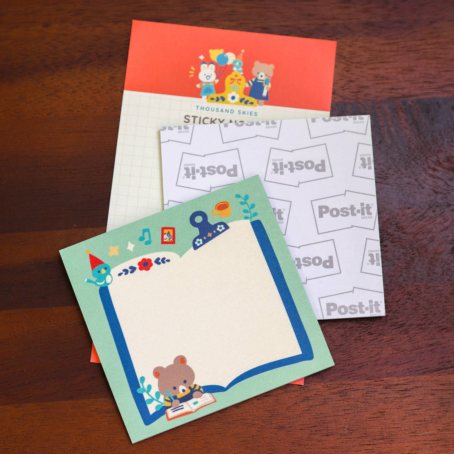 Journaling Bear Sticky Notes