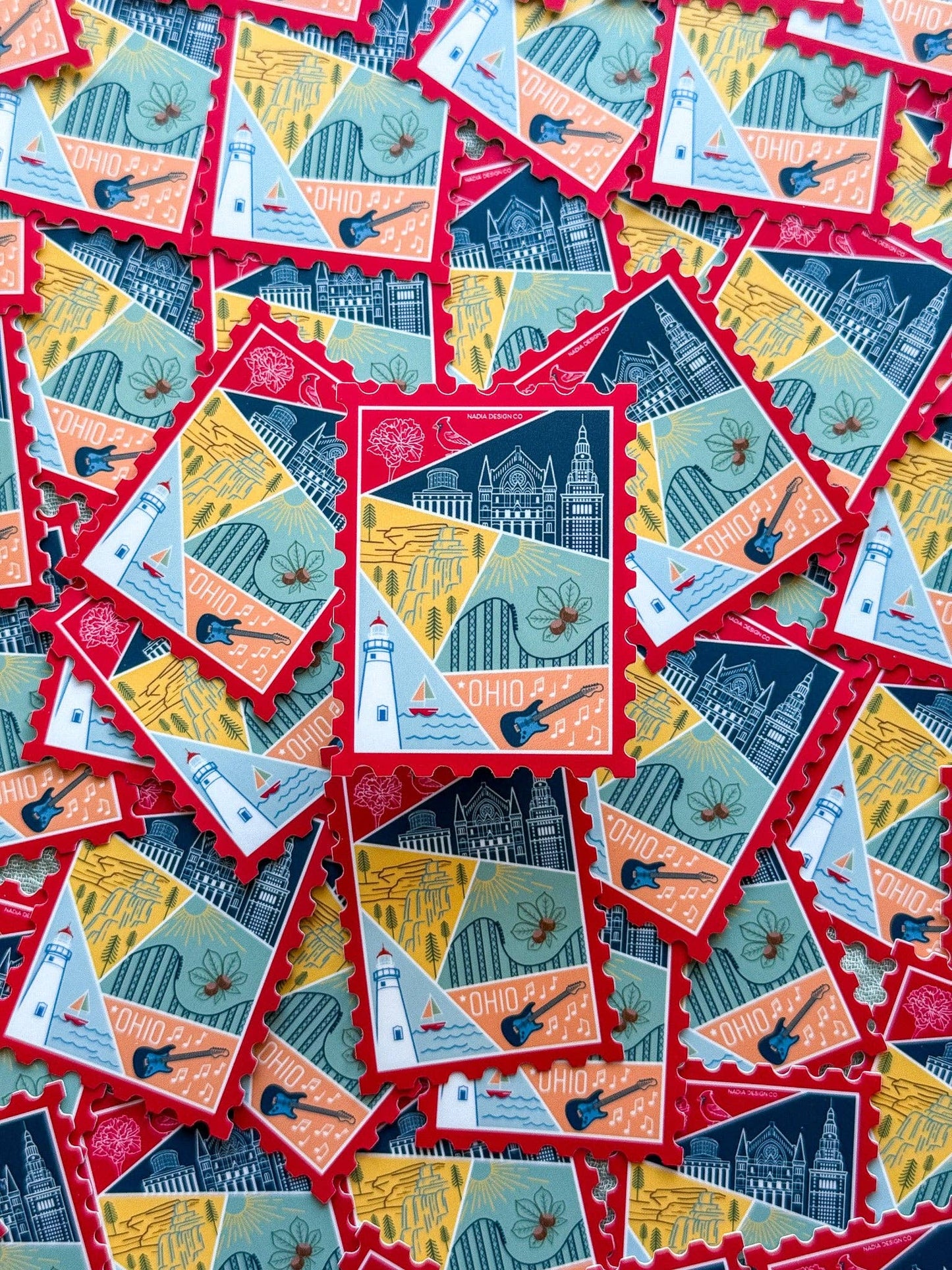 Ohio Stamp Sticker