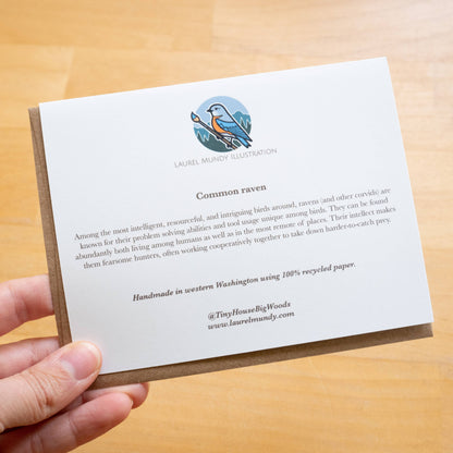 Raven Moon Greeting Card