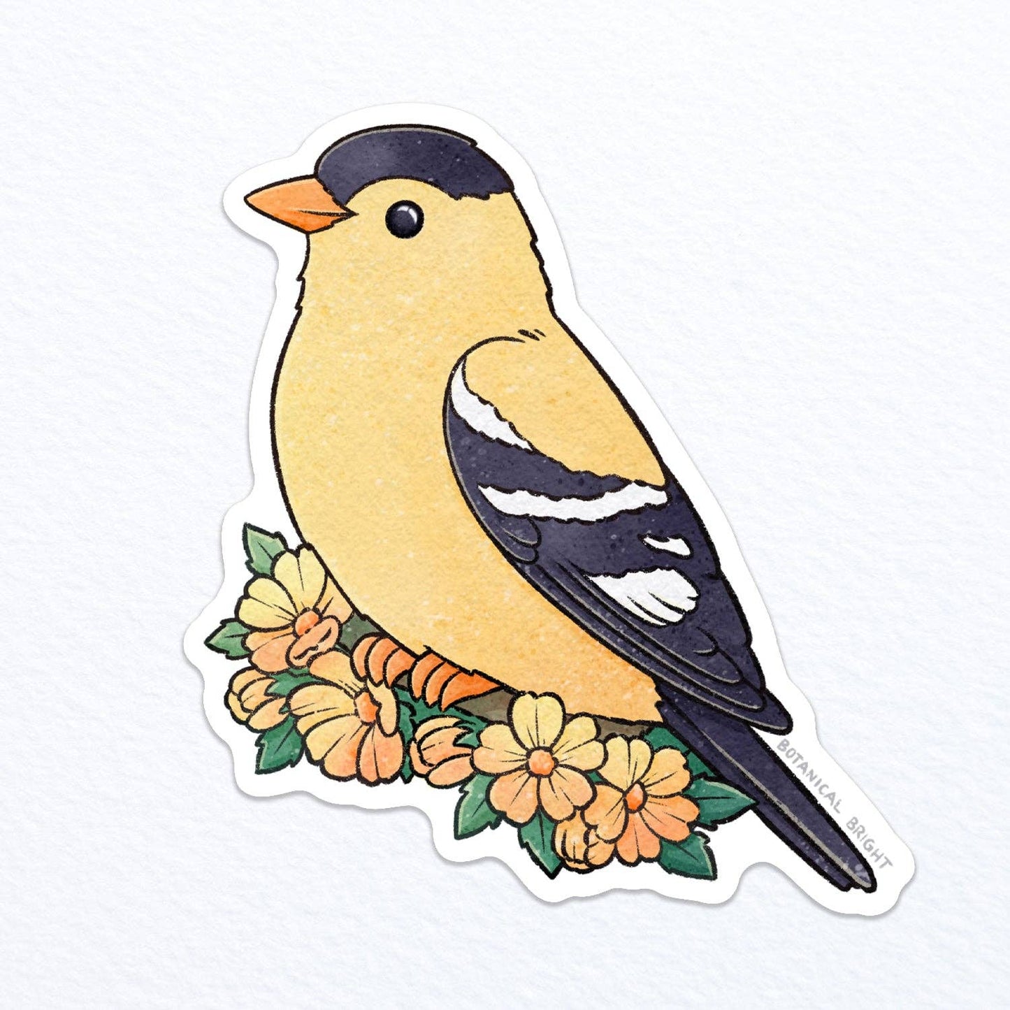 Goldfinch Bird Waterproof Vinyl Sticker