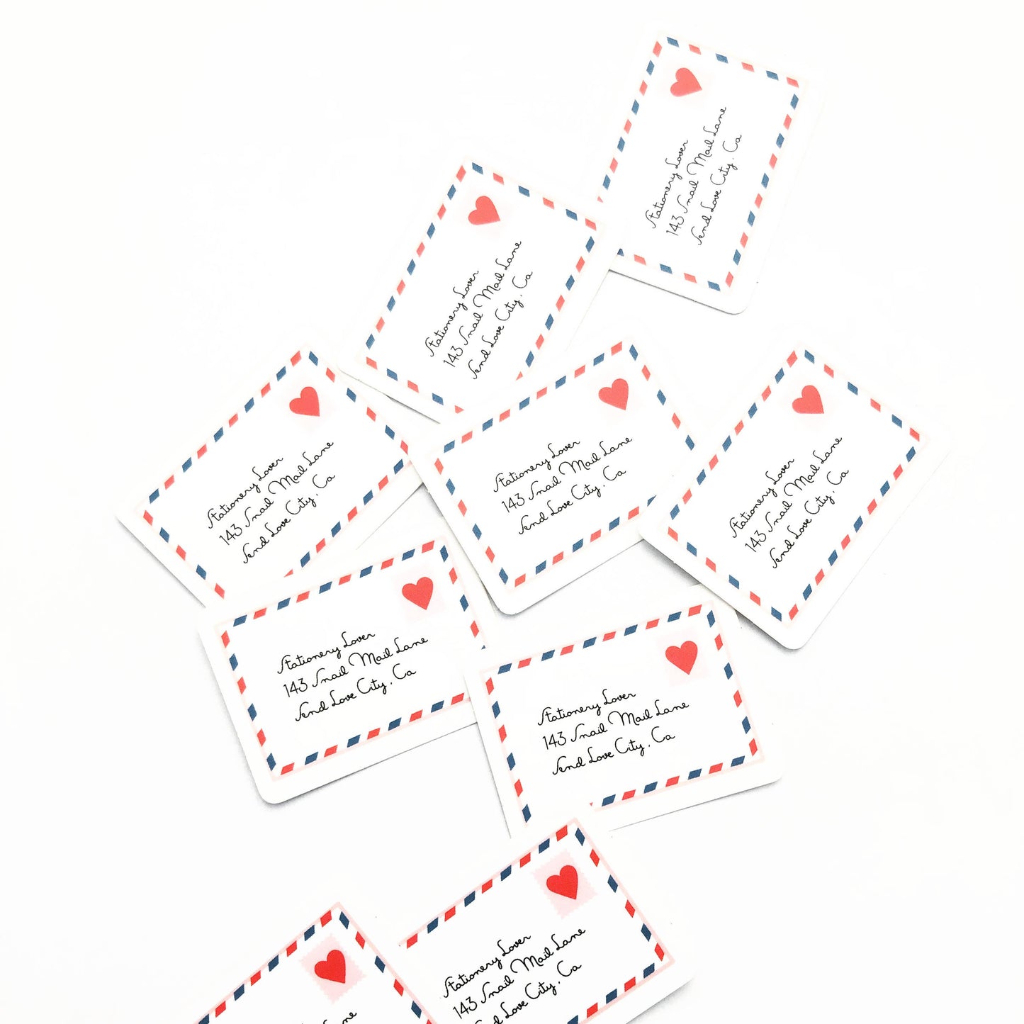 Stationery Love Sticker, Multipack of 3 Stickers: Mailbox / Envelopes