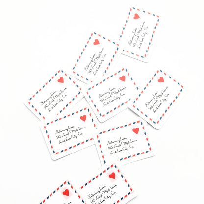 Stationery Love Sticker, Multipack of 3 Stickers: Mailbox / Envelopes