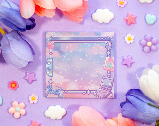 Game Time Sticky Notes by Unicorn Eclipse