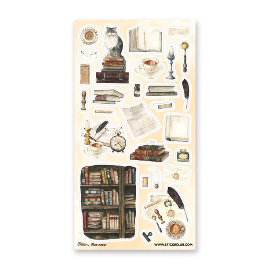 Bookish Haven Sticker Sheet