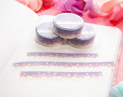Starry Clouds Washi Tape by Unicorn Eclipse