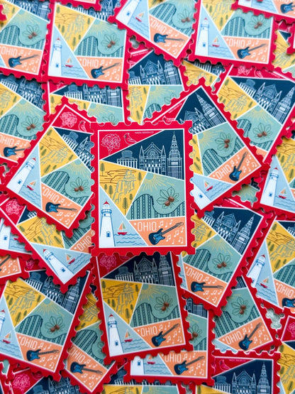 Ohio Stamp Sticker