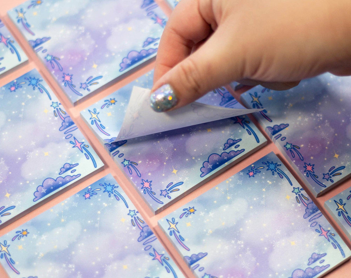 Sticky Notes Cosmic Celestial Galaxy Sticky Notes – Stationery Universe