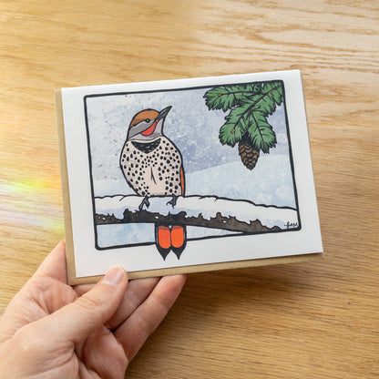 Northern Flicker Greeting Card