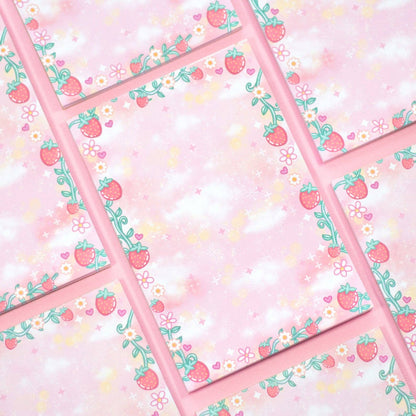 Strawberries Notepad