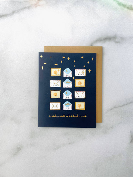 Snail Mail is the Best Mail Gold Foil Card