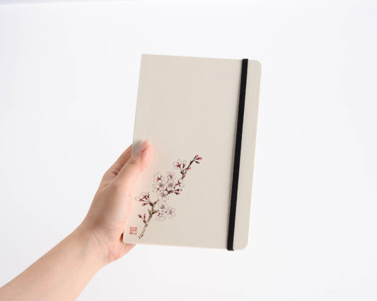 Japanese Sakura Notebook – Cherry Blossom Design