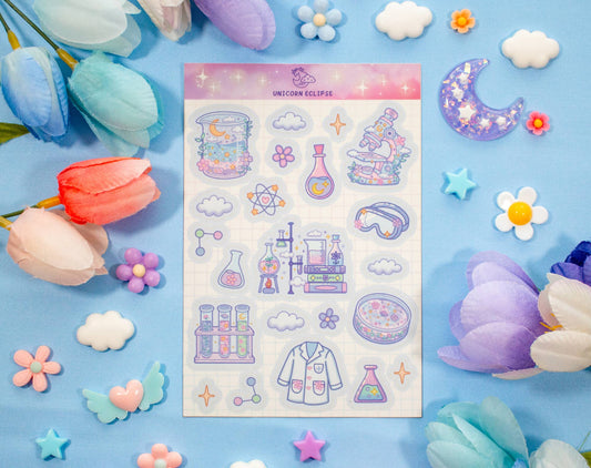 Curious Chemistry Sticker Sheet