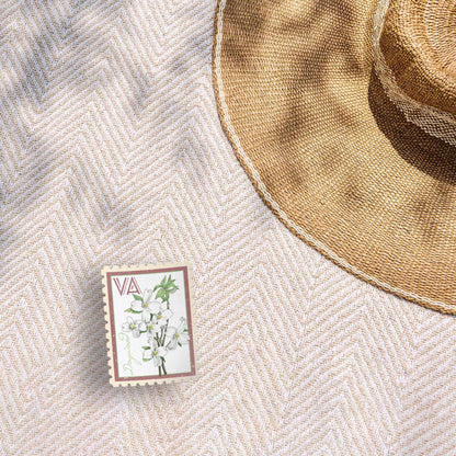 Virginia Dogwood Stamp-Style Decal