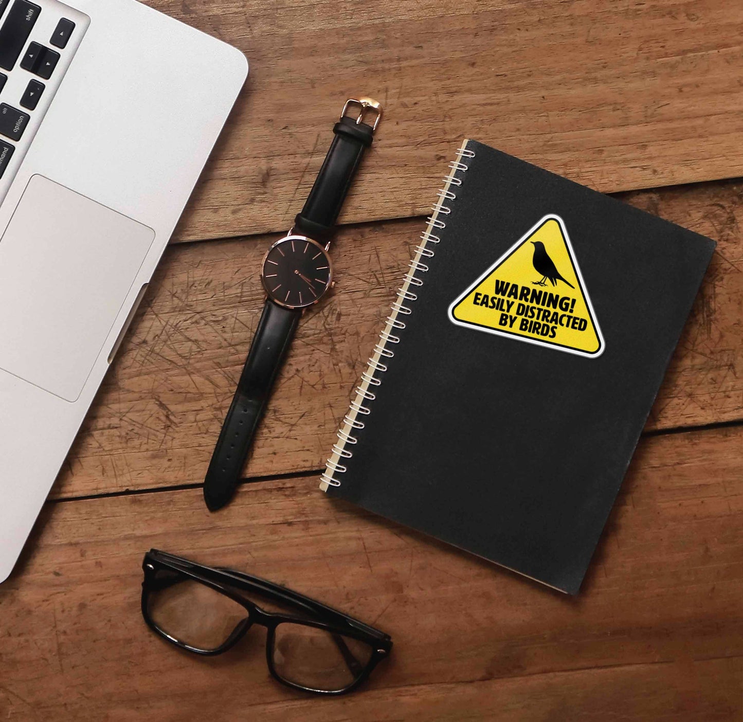 Easily Distracted by Birds Vinyl Decal Sticker