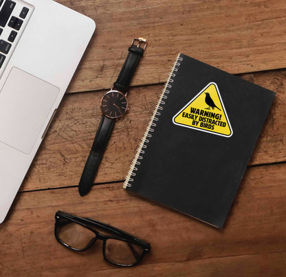 Easily Distracted by Birds Vinyl Decal Sticker