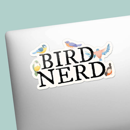 Bird Nerd Birding Vinyl Decal
