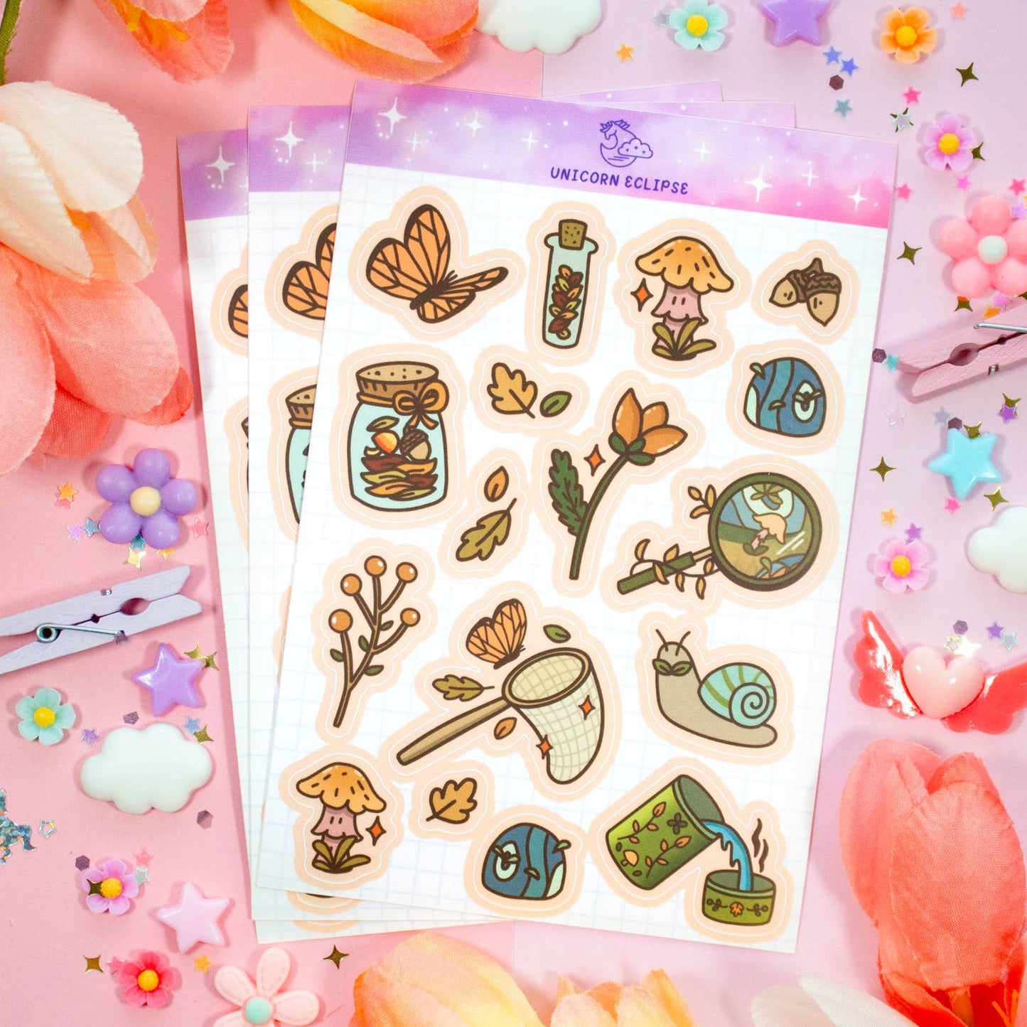 Forest Finds Sticker Sheet