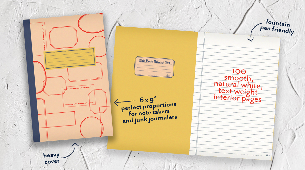 Keystone Notebook.pdf Yellow Manicule Keystone Notebook Journal – Stationery Universe