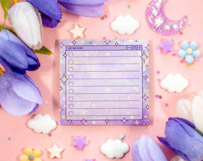 Sparkles To Do Sticky Notes