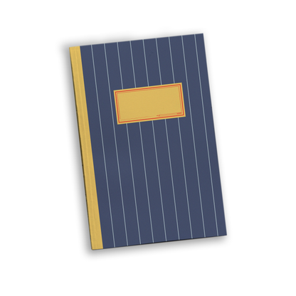 Blue Stripes Menswear Keystone Notebook Journal