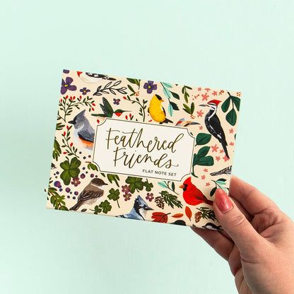 Feathered Friends Birds Flat Note - Set 2