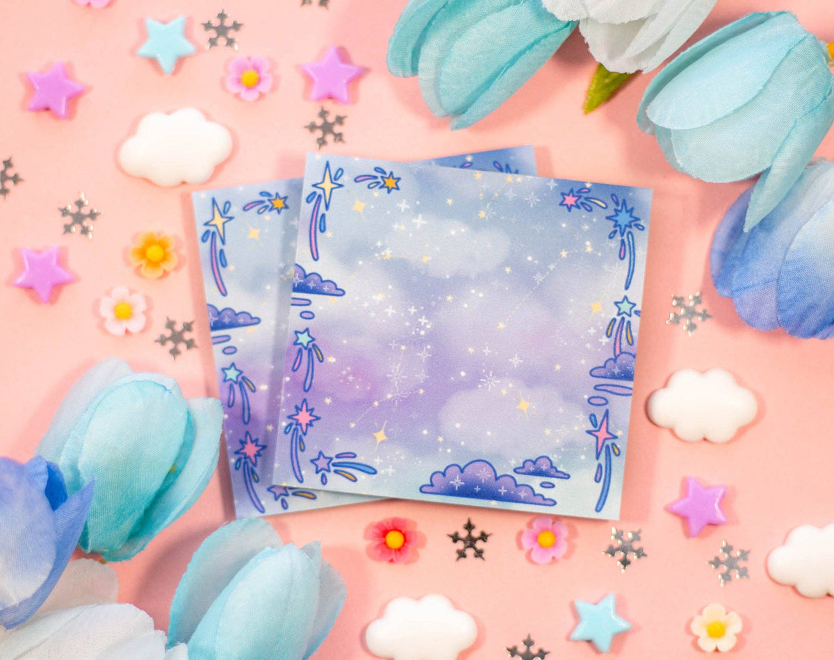 Sticky Notes Cosmic Celestial Galaxy Sticky Notes – Stationery Universe