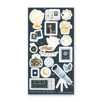 Stargazing Night Sticker Sheet
