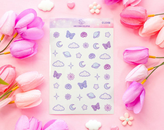 Magical Memories Clear Deco Sticker Sheet