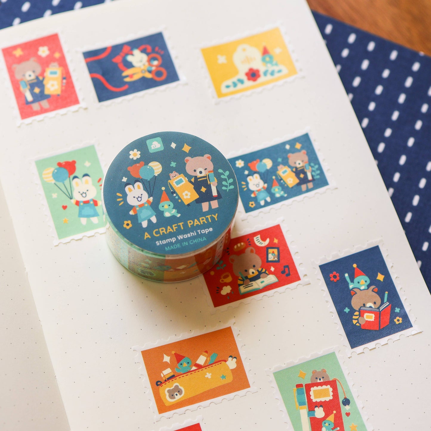 A Craft Party - Stamp Washi Tape