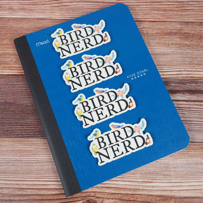 Bird Nerd Birding Vinyl Decal
