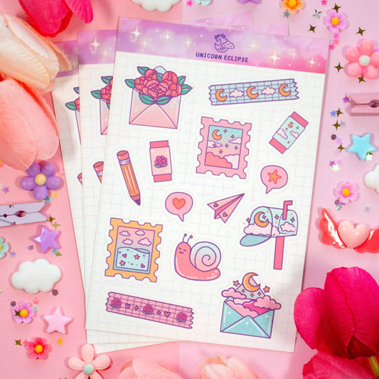 Pen Pal Sticker Sheet