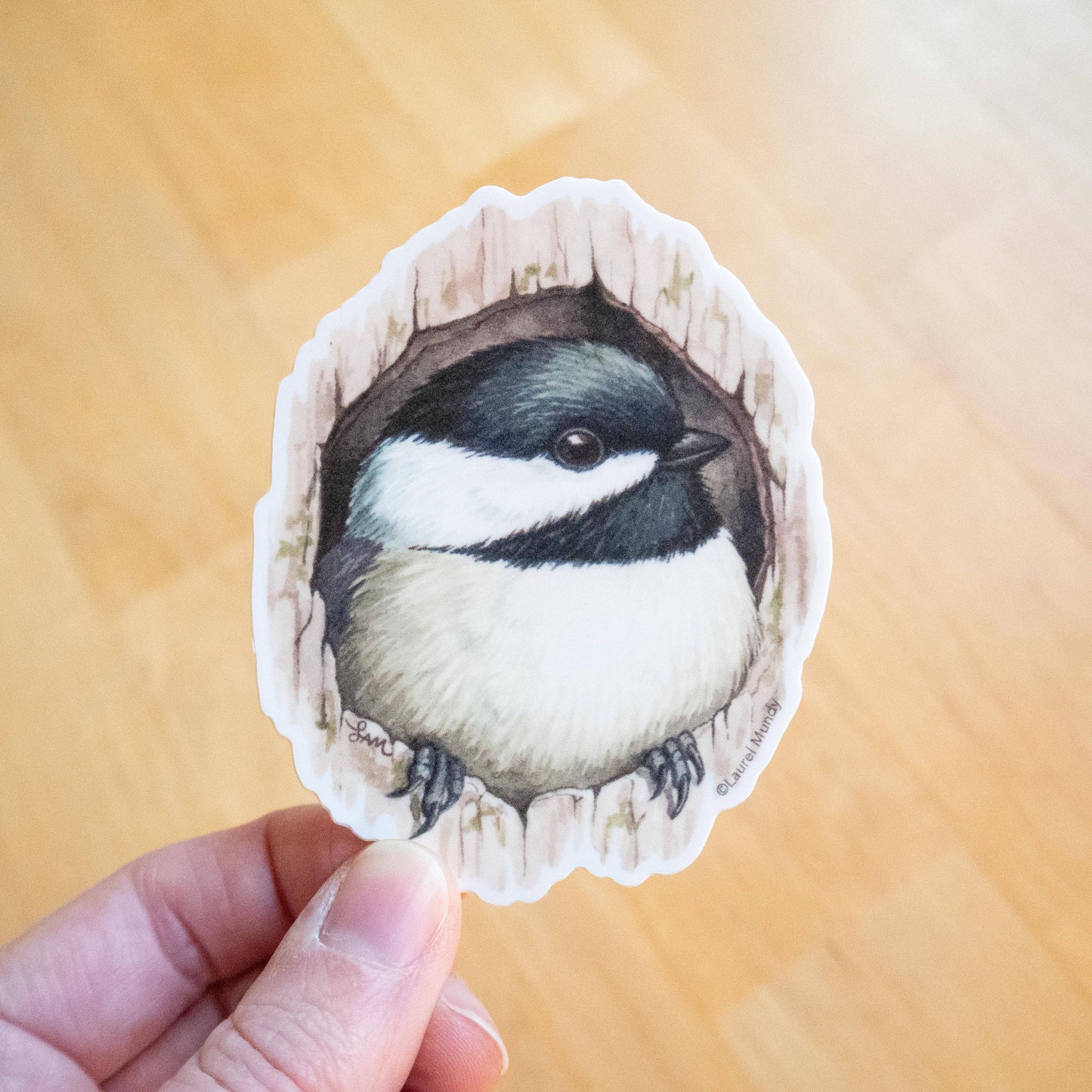 Chickadee Vinyl Sticker