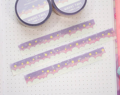 Starry Clouds Washi Tape by Unicorn Eclipse
