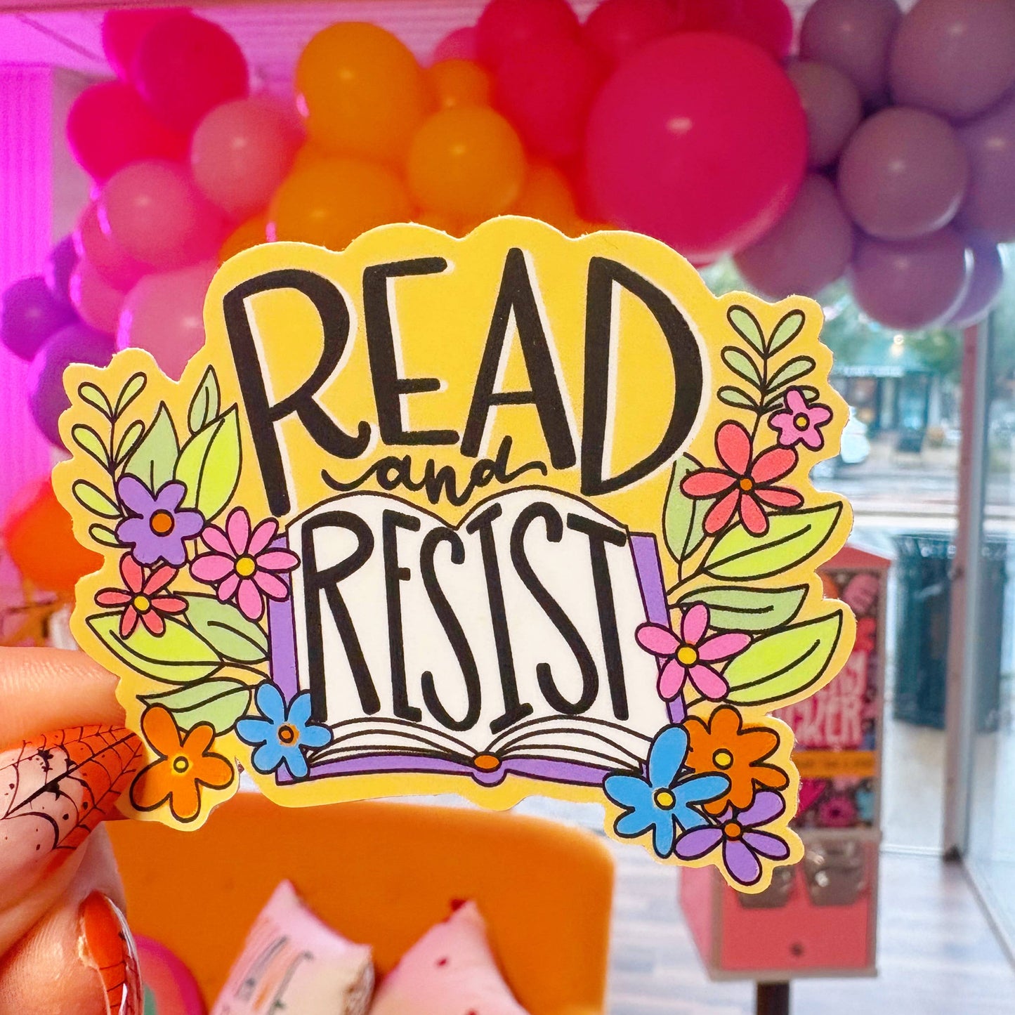 Read and Resist Vinyl Decal Sticker
