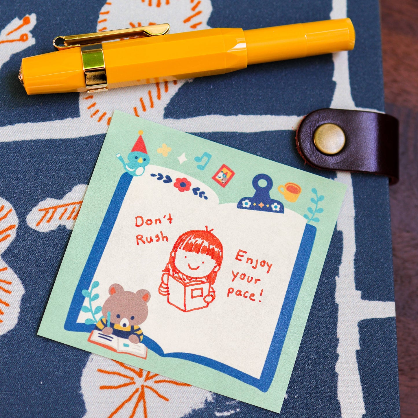 Journaling Bear Sticky Notes