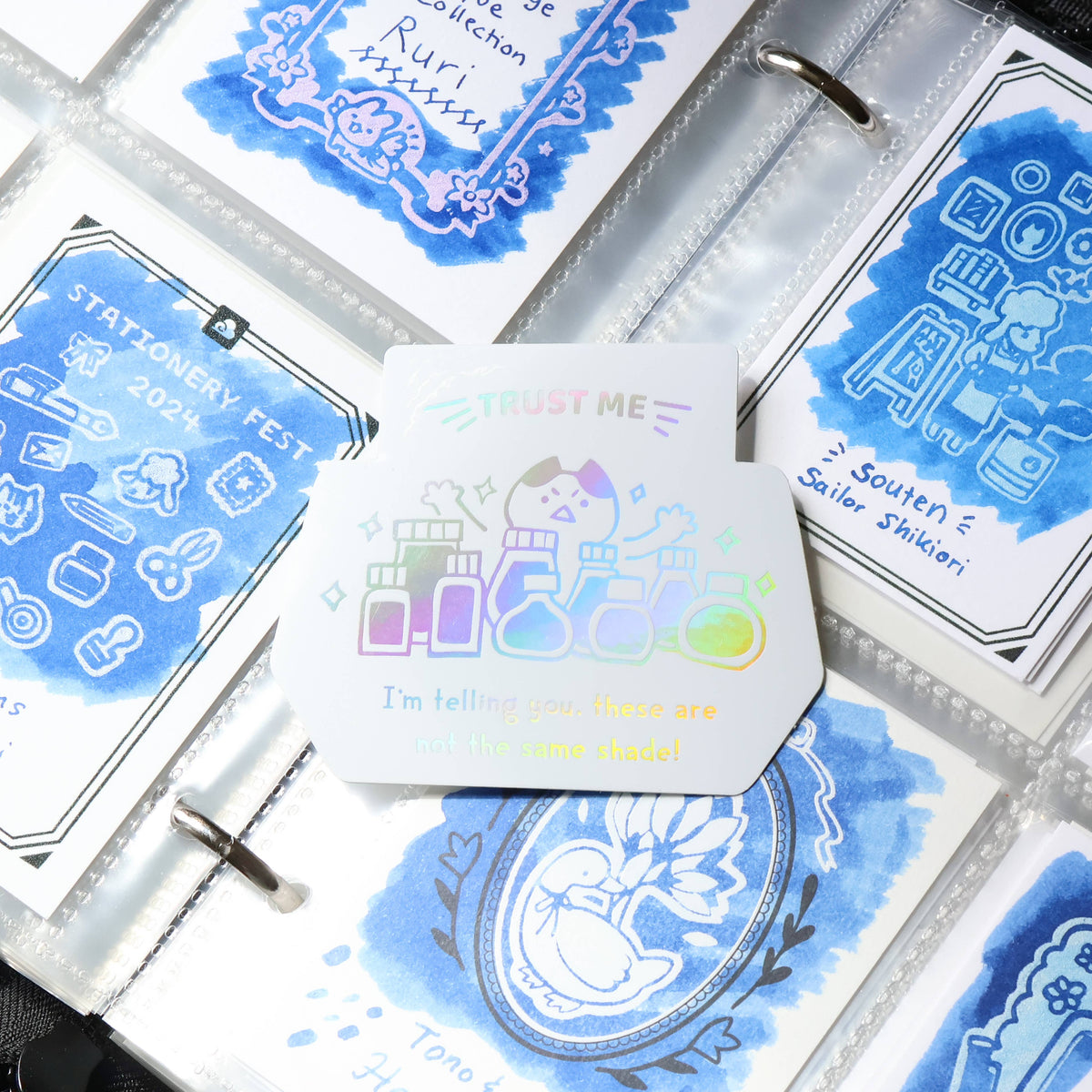 Trust Me Holographic Vinyl Sticker by Thousand Skies