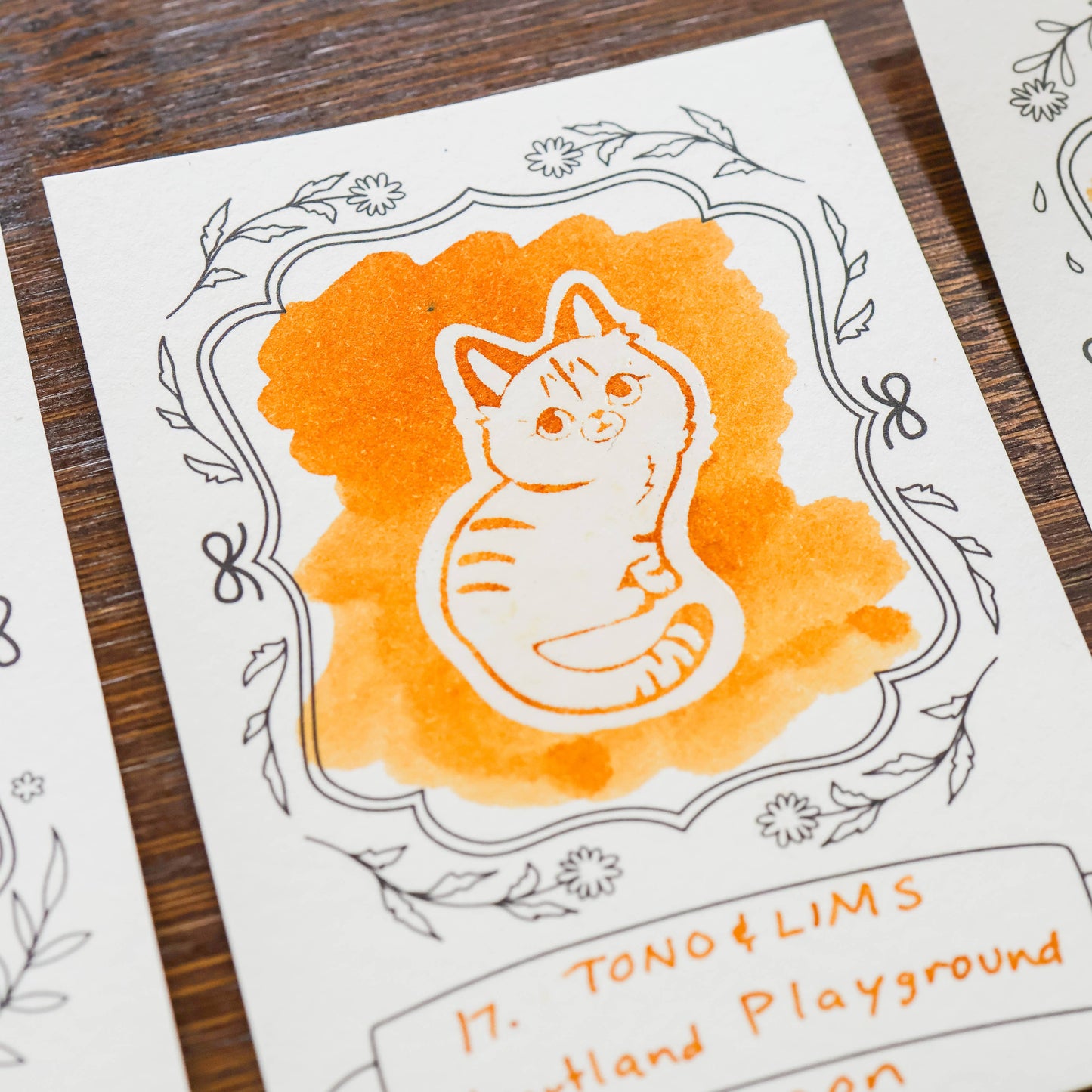 Neighborhood Cats Ink Cards by Thousand Skies