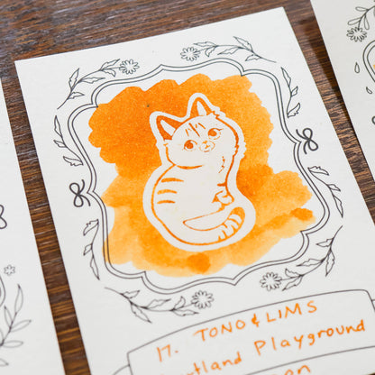 Neighborhood Cats Ink Cards by Thousand Skies